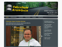 Tablet Screenshot of fahrschule-krumbein.de